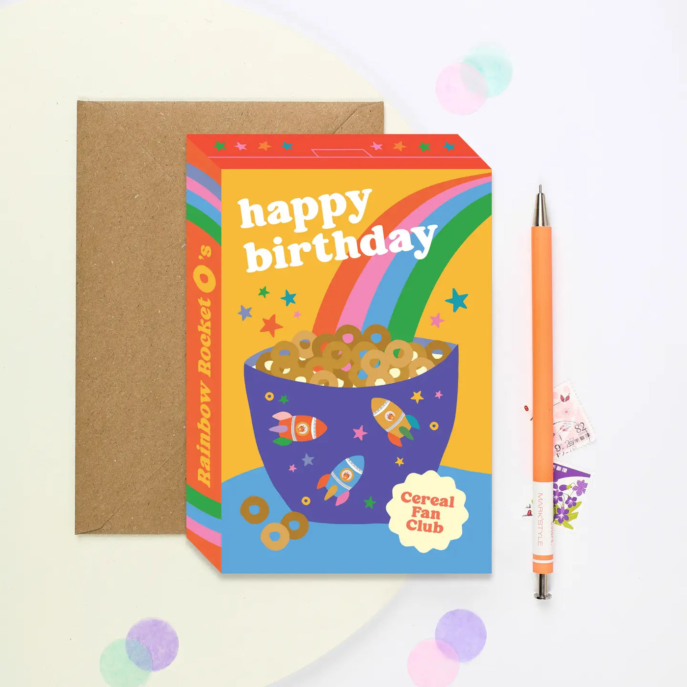 Cereal Fan Birthday Card - Greeting Cards - Edie & Eve