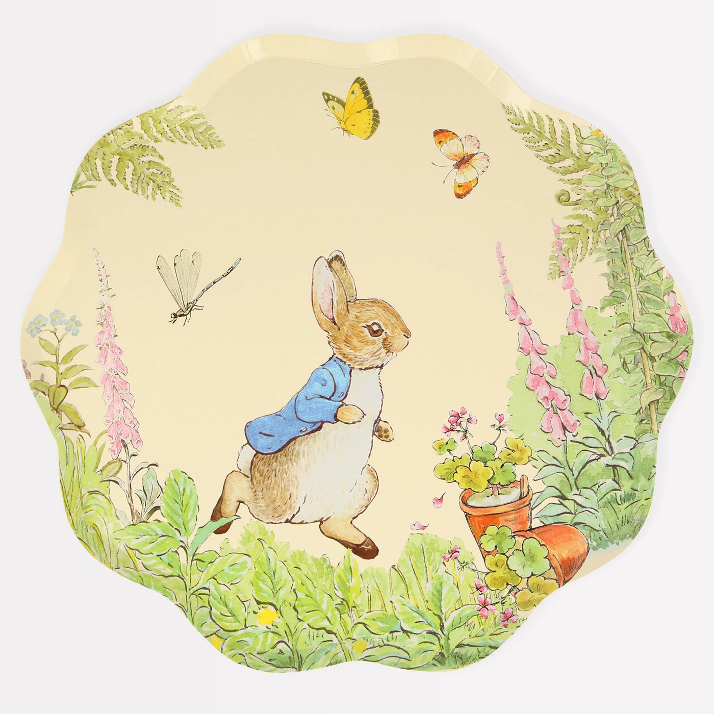Meri Meri Peter Rabbit In The Garden Plates (Pk8) - Plates - Edie & Eve