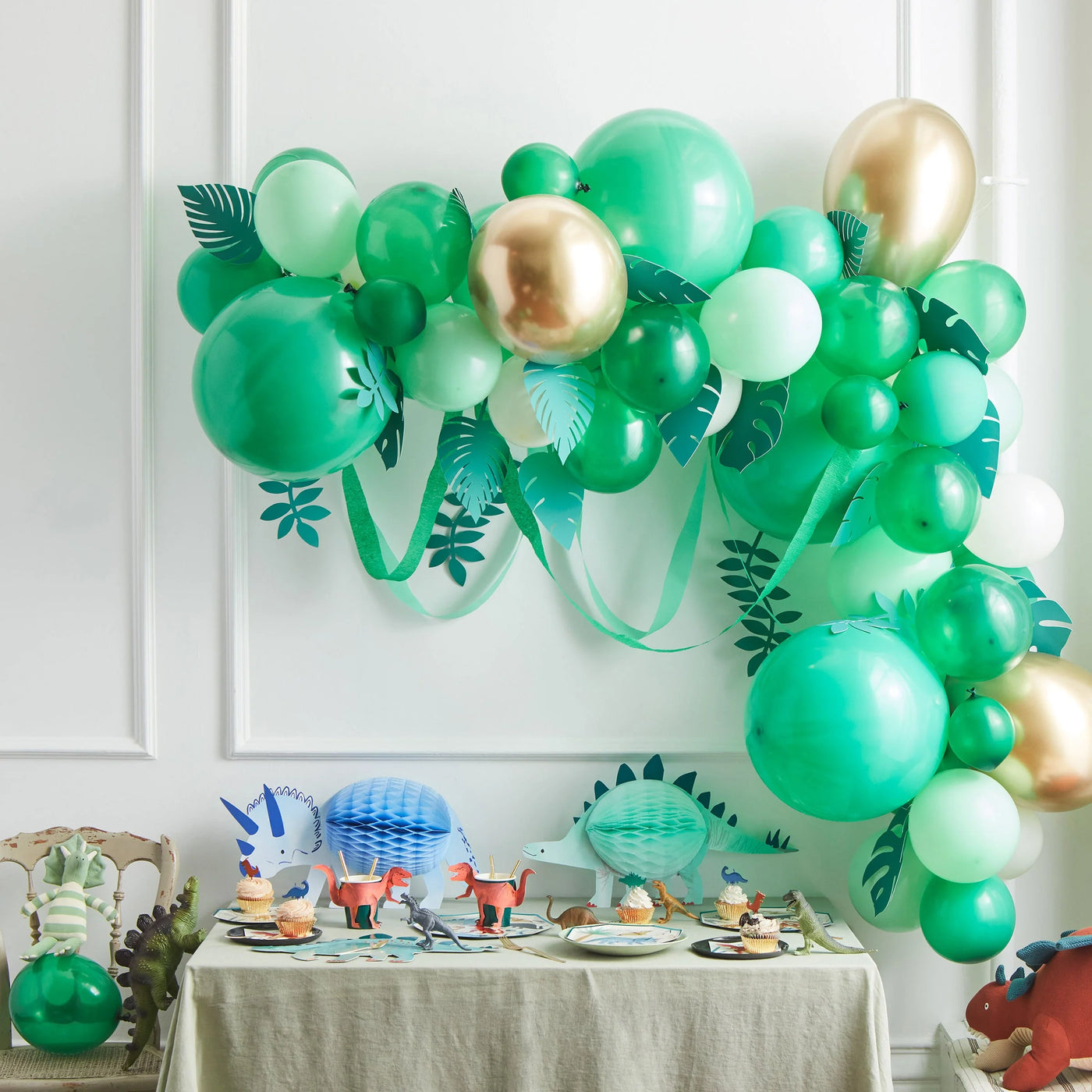 Meri Meri Leafy Green Balloon Arch - Balloon Garland - Edie & Eve