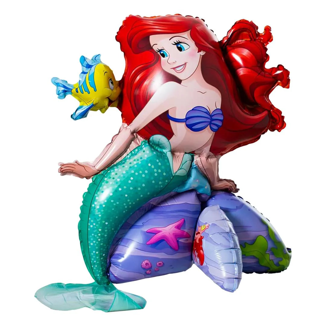 The Little Mermaid Standing Balloon - Balloons - Edie & Eve