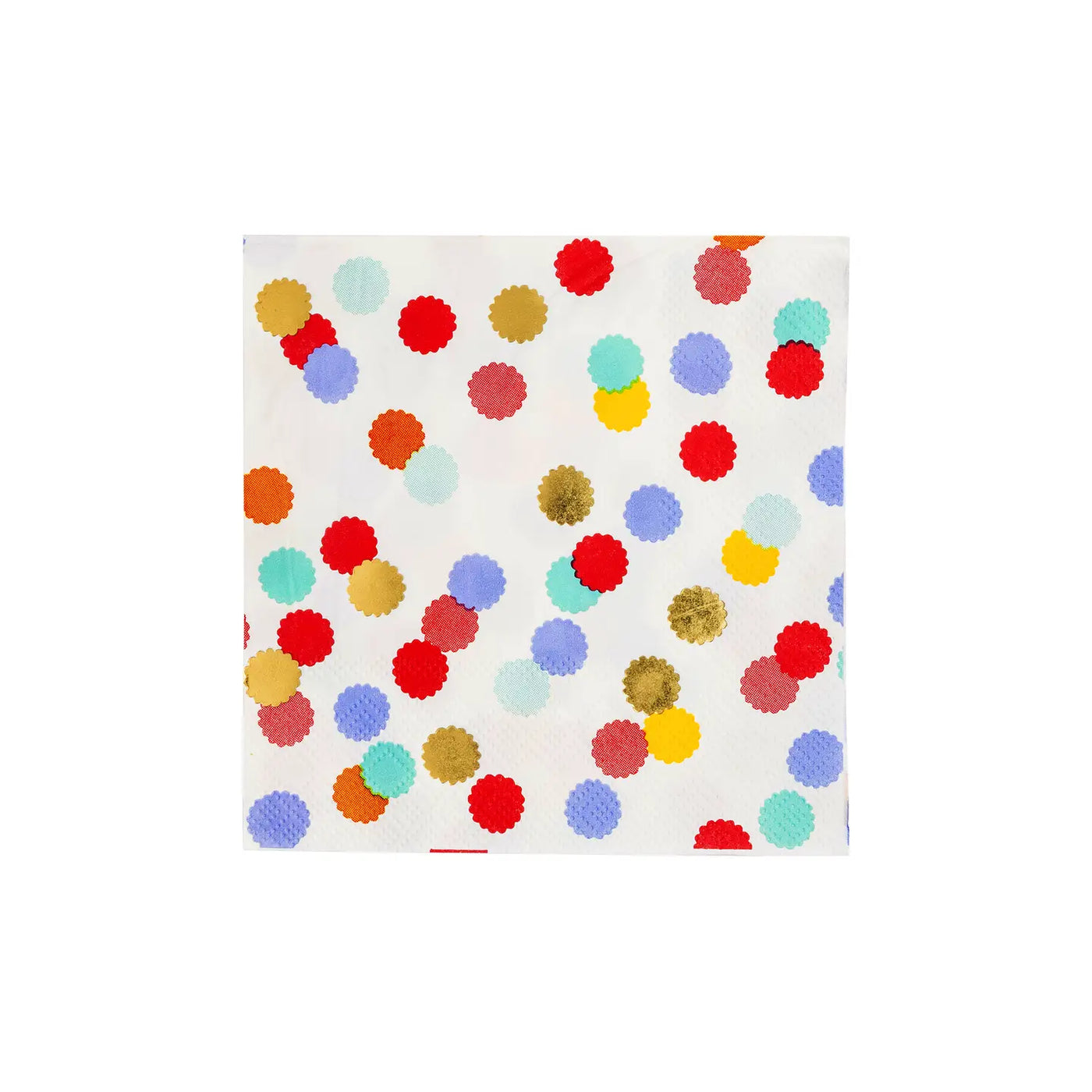 Primary Colour Confetti Napkins (Pk32) My Minds Eye - Napkins - Edie & Eve