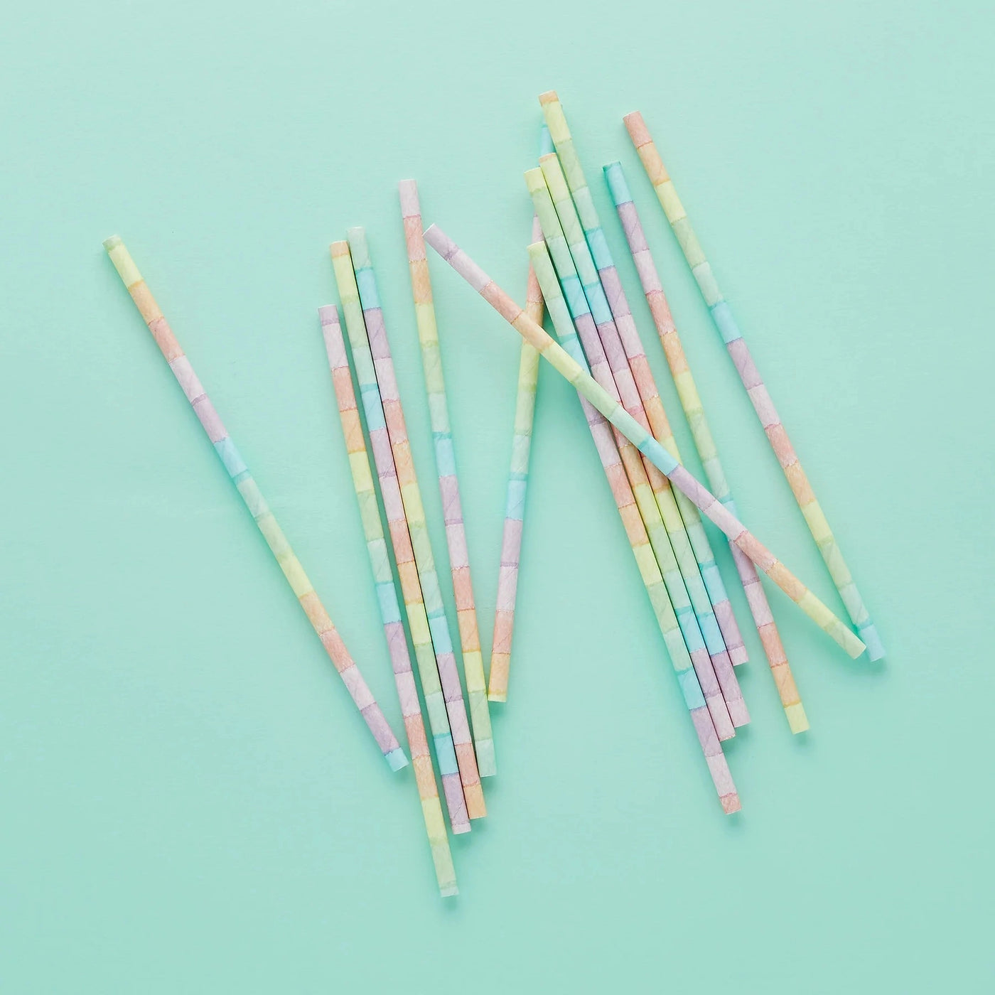 Pastel Paper Straws (PK20) - Straws - Edie & Eve