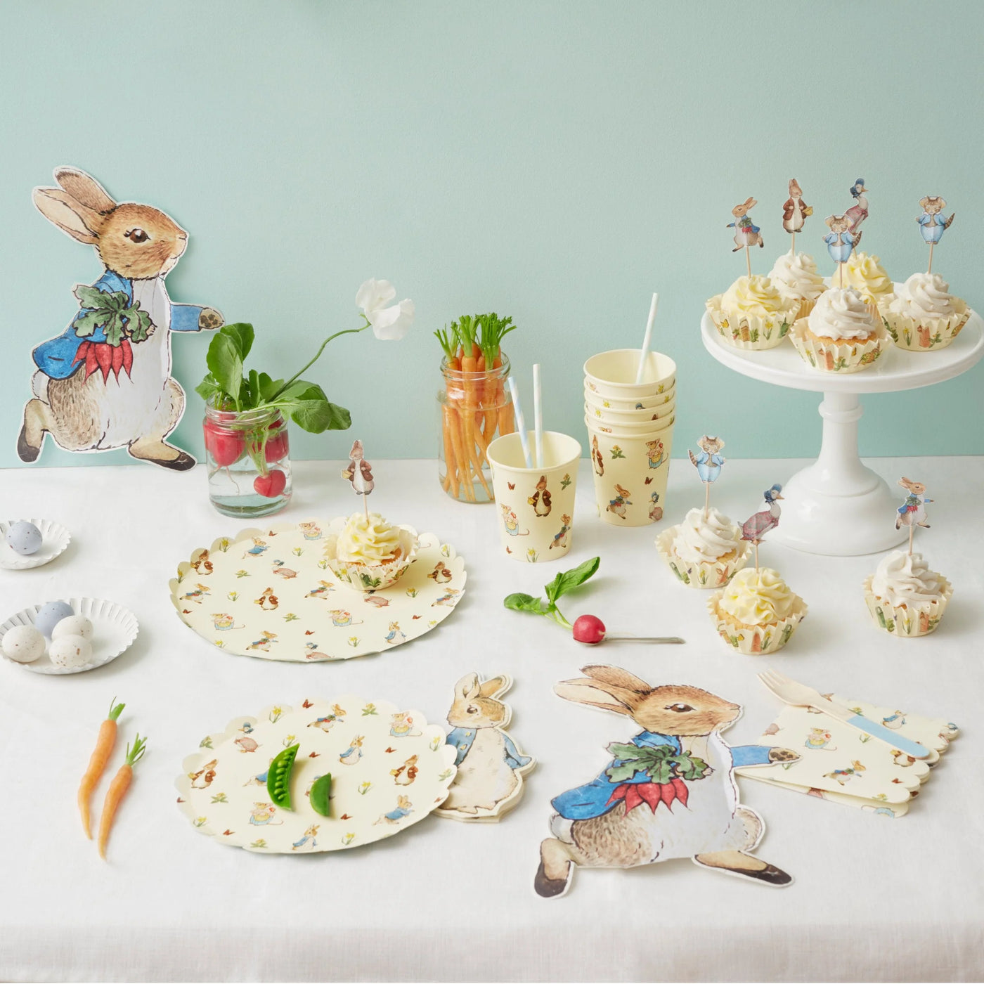 Meri Meri Peter Rabbit & Friends Party Picks (Pk12) - Cake Toppers - Edie & Eve