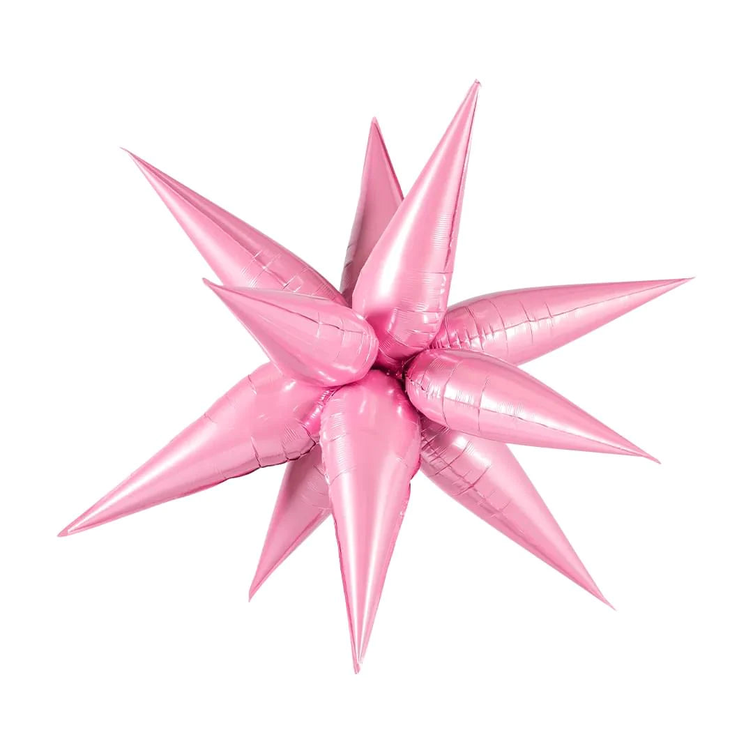 Star Burst Balloon Pastel Pink 3D - Balloons - Edie & Eve