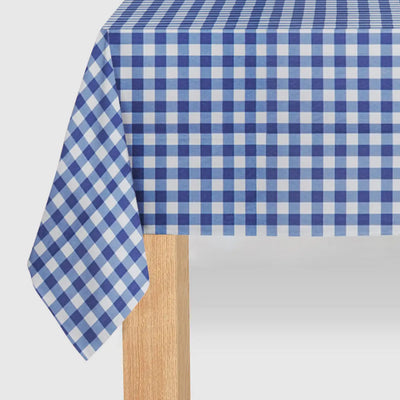 Blue Gingham Tablecover - My Minds Eye - Tablecover - Edie & Eve
