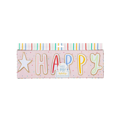 Oui Happy Birthday Banner - My Minds Eye - Banners & Bunting - Edie & Eve