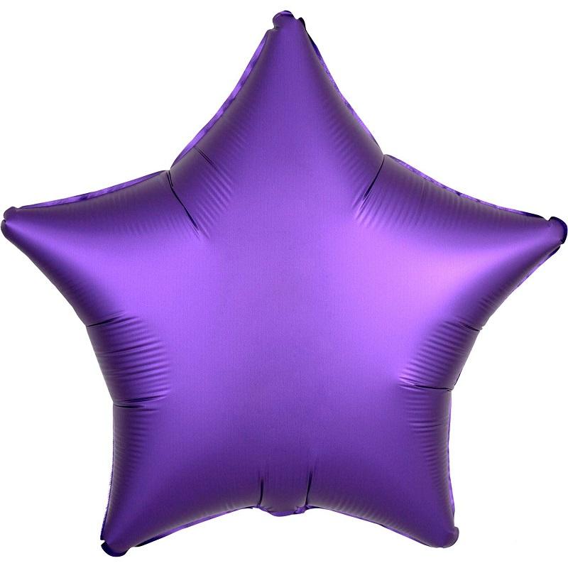 Foil Balloon Star - Purple - Plain Foils - Edie & Eve